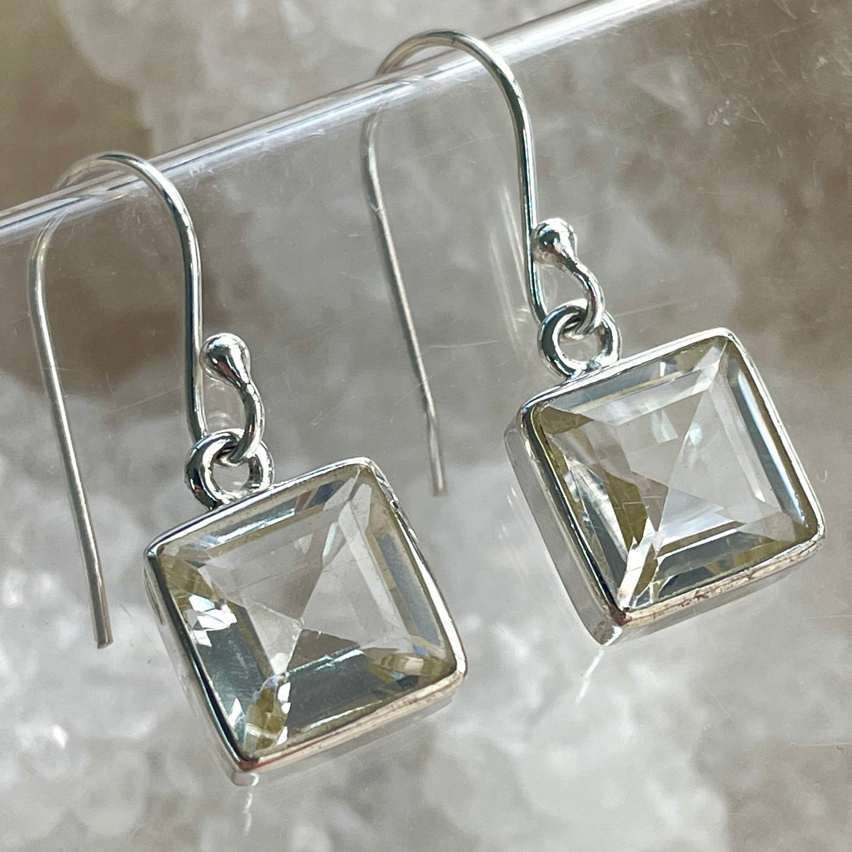 Clear Quartz Earrings - C Clear Quartz Earrings - C